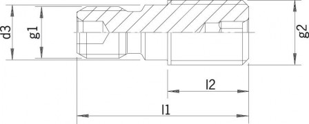 Tirette couvercle SK40-M16 S20x2 