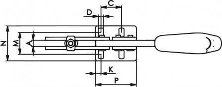 Sauterelle tirée plus T.4