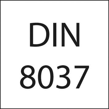 Foret hélicoïdal DIN8037 mise carbure rapportée type N 9,50mm 