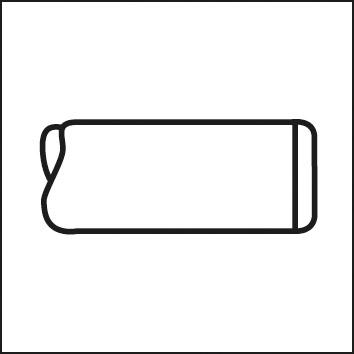 Fraise une dent NU HSS-E TiAlN 3,0mm 