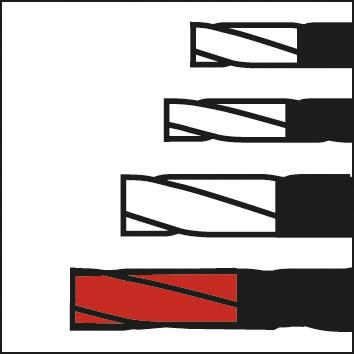 Fraise extra-longue NU carbure monobloc FIRE queueHA 4mm 