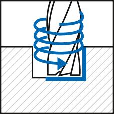 Fraise torique c.m. 10,0mm D4 ER0,5mm Perrox type H norme d'usine courte G-Mold 65T 