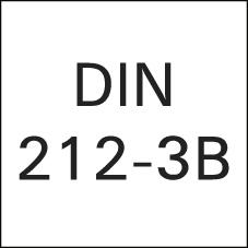 Alésoir machine DIN212 TiN forme D 16,0mm 