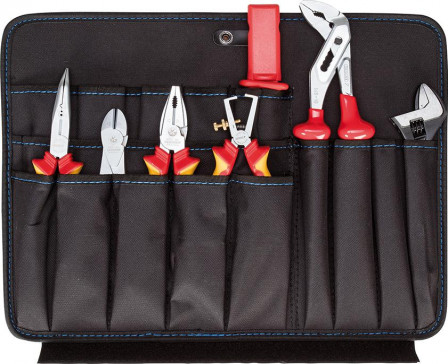 Jeu d'outils Électricien74 pcs. dans mallette ABS