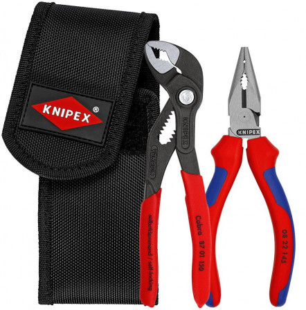 Jeu de mini-pinces en pochette de ceinture a outils