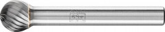 Fraise sur tige carbure forme sphérique 1210 3 6mm12x10,8mm 