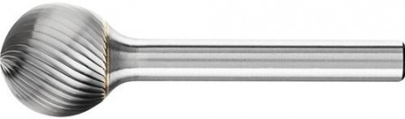 Fraise sur tige carbure forme sphérique 1614 5 6mm16x14,3mm 