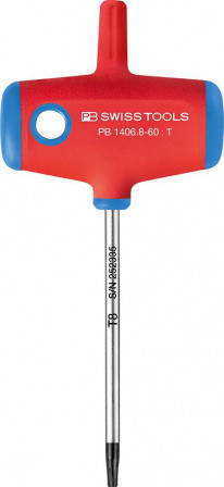 Tournevis à poignée en T T8x60mm 