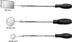 Jeu de miroirs d'inspection 3 pièces