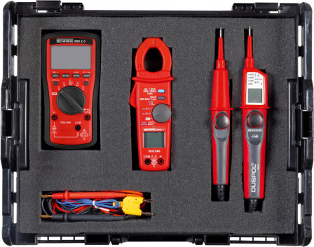 Coffret d'appareils de mesure JEU électricien 