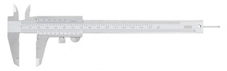 Pied à coulisse de poche vis blocage 150mm 1/50 1/1000 