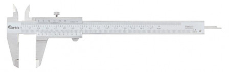 Pied à coulisse de poche vis blocage 150mm 1/50 1/1000 