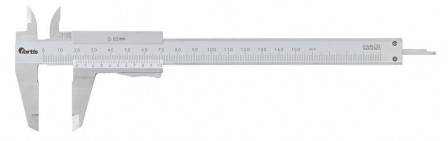 Pied à coulisse de poche blocage instantané 150mm 1/50, 1/1000 