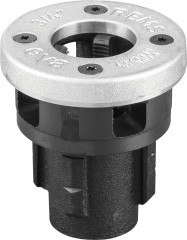 Tête de coupe à serrage rapide R 3/4  Filetage gaz R conique reISO 7-1, EN 10226 