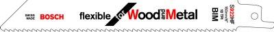 Lame de scie sabre S 922 HF Bosch UC 100 pièces souple p. bois et métal