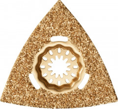 Râpe carbure Triangle, perforé 80mm  UE 1 pièceStarlock