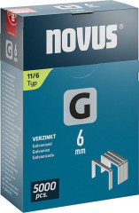 Agrafe à fil plat G type 11/6 mm ST Klapp-FS UC 5000 pièces