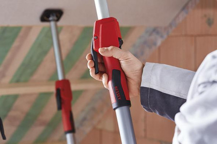 Support plaf. et montage 145-250cm Poignée pompe 