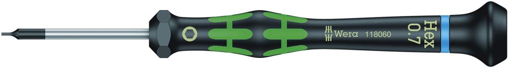 Tournevis électronique six pans femelle 0,7mm 