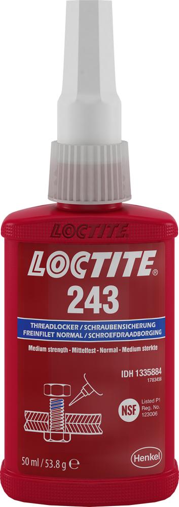 Frein filets LOCTITE 243flacon 50ml