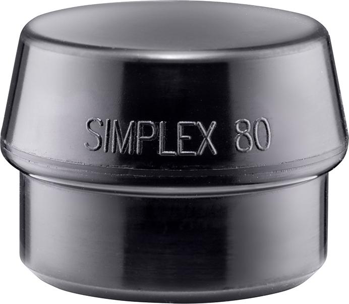 Tête de maillet SIMPLEX caoutchouc 80mm 