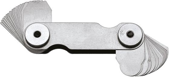 Jauge à rayons 15 lames 15,5-25mm 