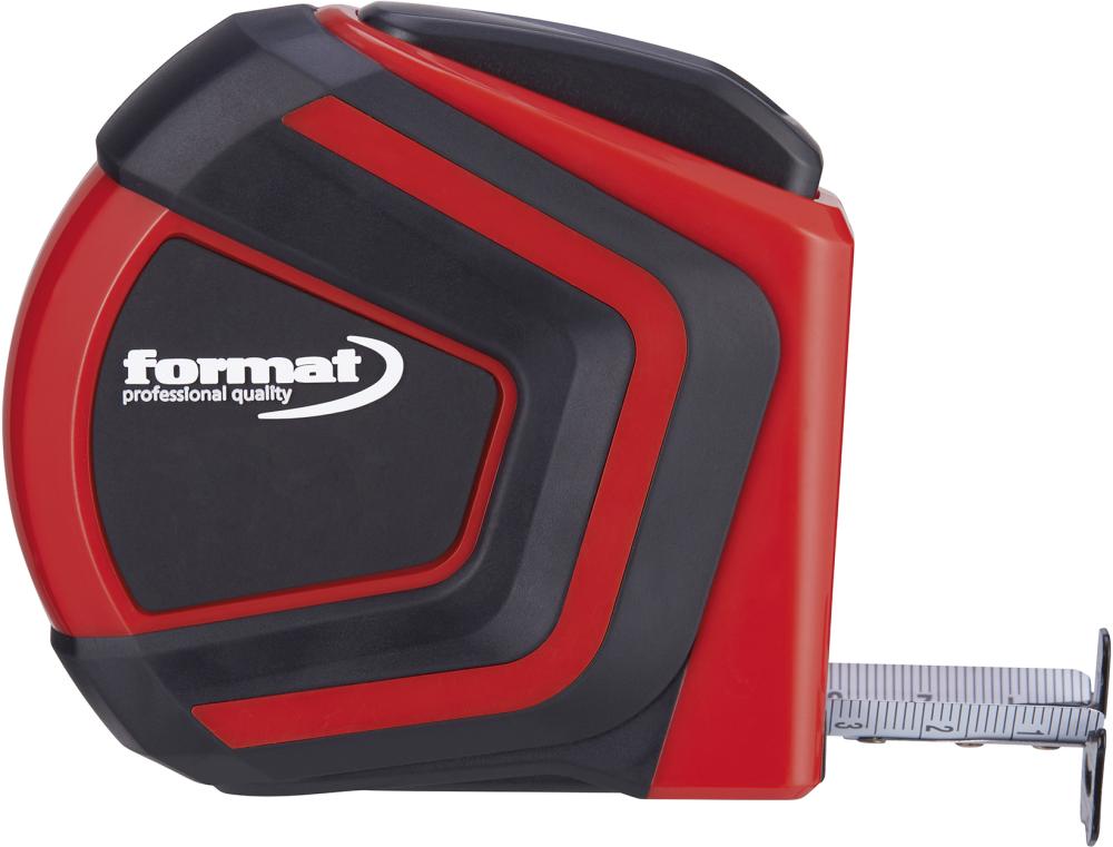 Mètre-ruban de poche Autolock 3mx19mm blanc 