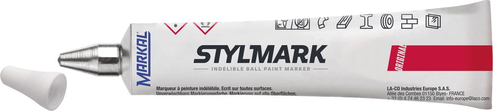 Tube marqueur Markal Stylmark 50ml blanc