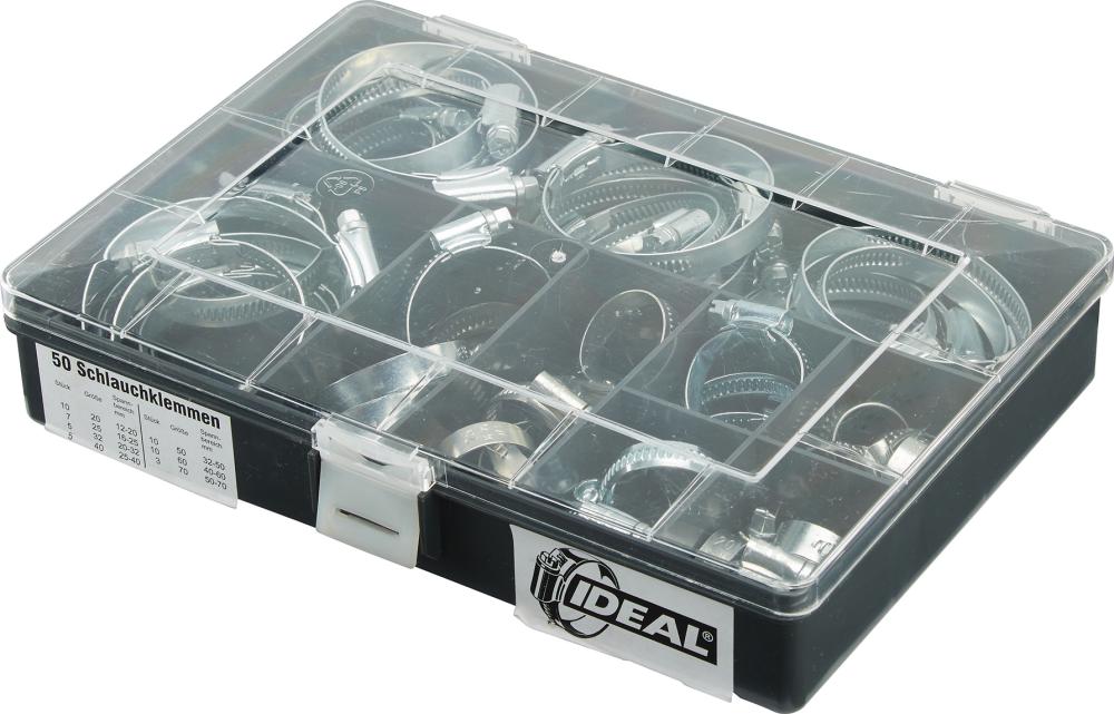 Jeu de colliers de serrage W1 12mm assortis 