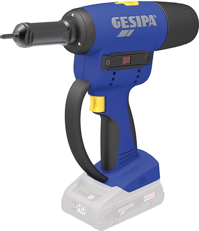 Pince à écrous à rivetersans fil Solo FireBird ProGold  sans batteri e boîte sans chargeur