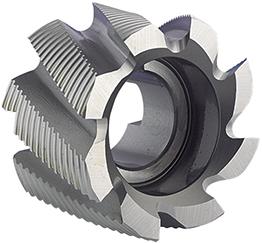 Fraise 2 tailles alésage DIN1880 HSSCo8 type HR 80x45mm 