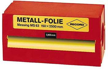 Feuille clinquant acier inox 150x2500x0,025mm 