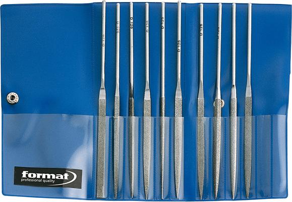 Jeu de limes aiguilles diamant 10 pièces 