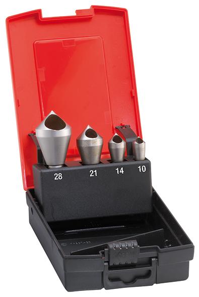 Jeu de fraises à ébavurerHSSE trou transversal 90 ° 2-20mm 