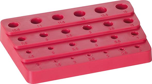 Présentoir en plastique vide pas de 0,1 5,1-10mm 