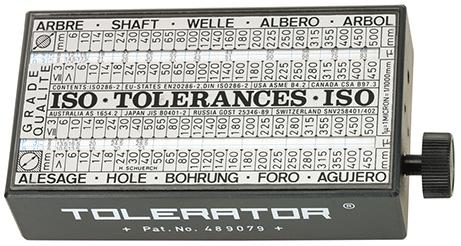 Afficheur de tolérance ISO 
