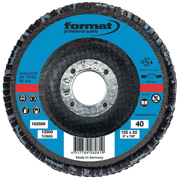 Disque à lamelles 12° bombé 115mm G80 