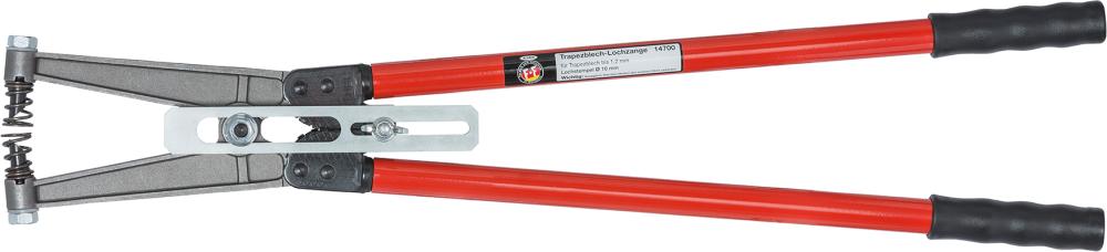 Pince haute tôle trapézoïdale 700mm ALARME