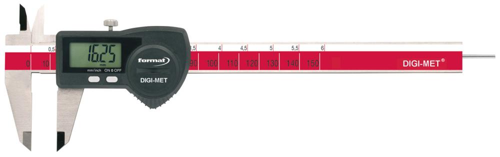 Pied à coulisse de poche numérique 150mm sans données 