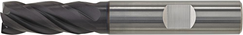 Fraise ratio longue DIN6527 carbure monobloc FIRE D4 queue HB 10mm 