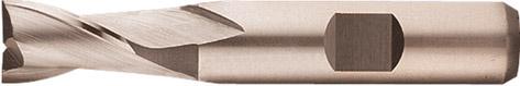 Fraise à rainurer courte HSSCo8 DIN327 forme D 2,50mm 