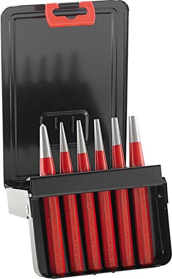 Jeu de chasse-pointes DIN6458 6 pièces 
