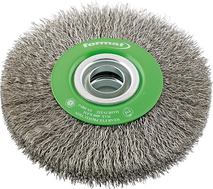 Brosse circulaire inox 150x30mm 