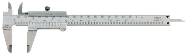 Pied à coulisse de poche Soft Glide 200mm 