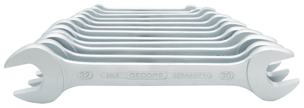 Jeu de clés à fourche double DIN3110 6-32mm 12 pièces 