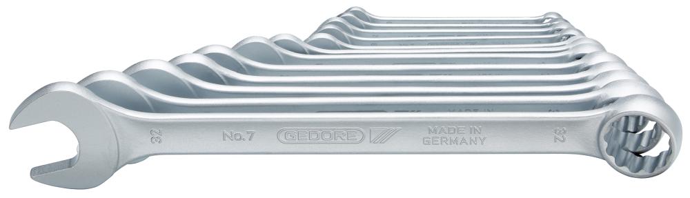 Jeu de clés mixtes DIN3113A 10-32mm 12 pièces 