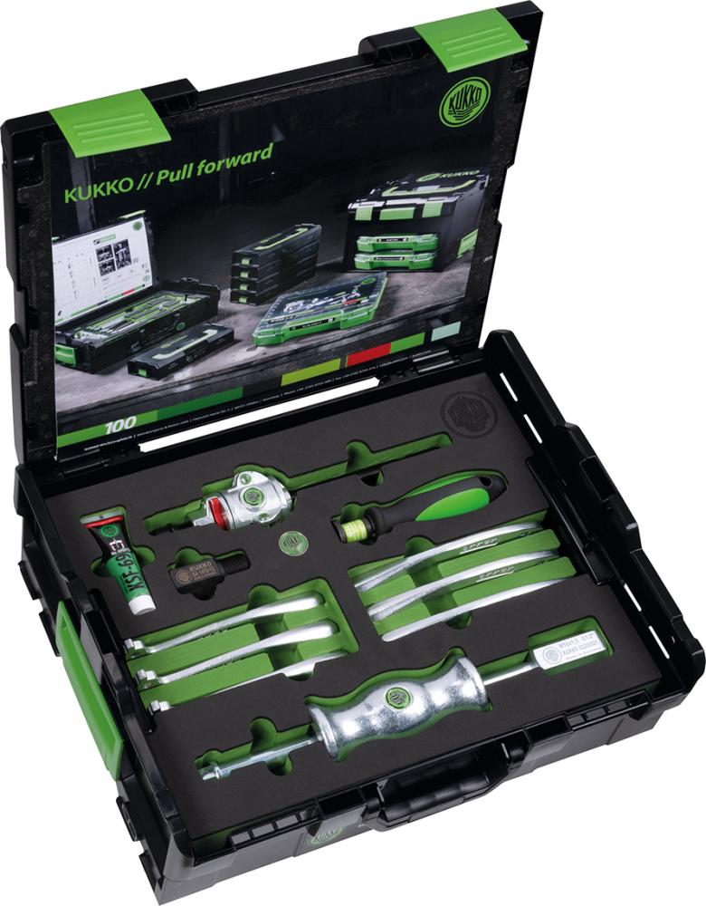 Extracteur combiné avec mécanisme de blocage 3 griffes 