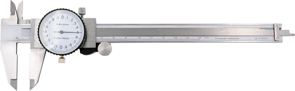 Pied à coulisse à cadran 150mm 1/50 