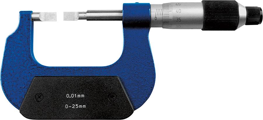 Micromètre rainure ext 0-25mm 