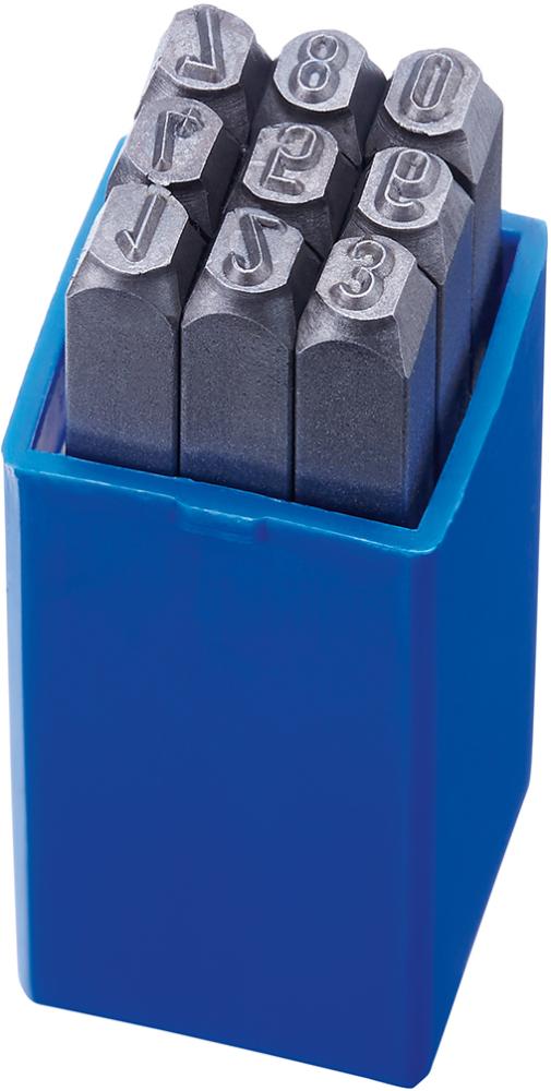 Jeu de chiffres à frapperhauteur caractères 5mm 